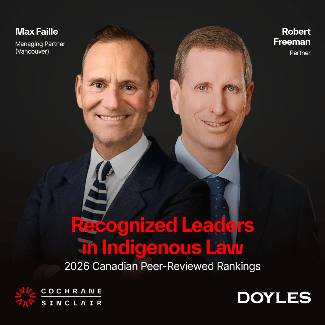 Max Faille and Robert Freedman Recognized in the 2026 Doyle’s Guide Rankings